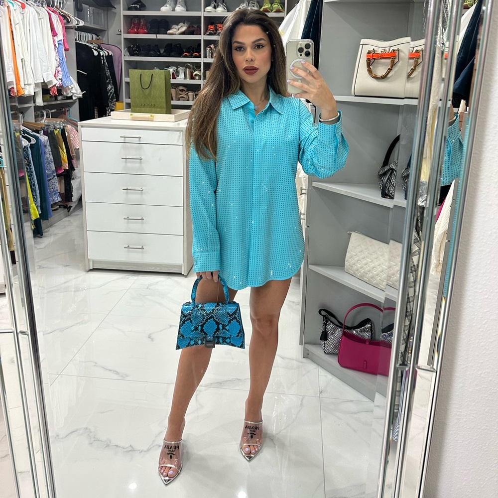 Self Portrait oversized shirt